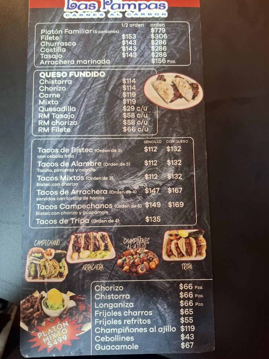 Las Pampas sucursal oriente Menu - Image 2