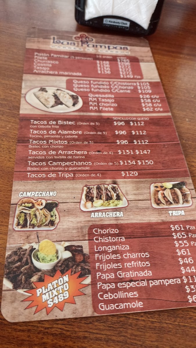 Las Pampas sucursal oriente Menu - Image 5